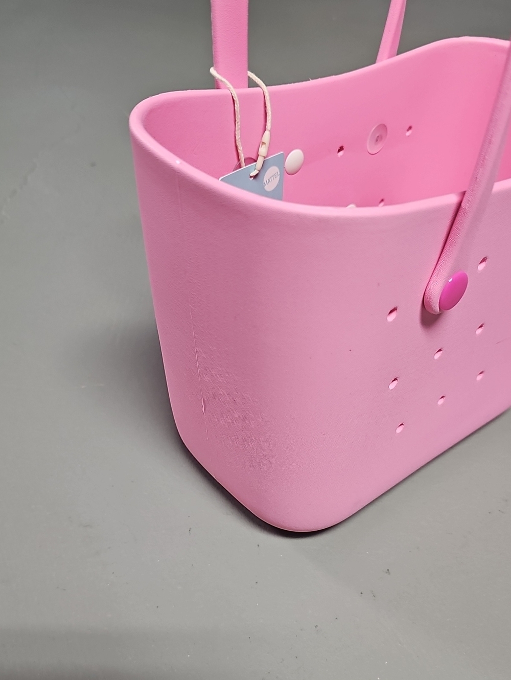 Barbie NWT 65th Anniversary Pink Bogg Style Tote Bag Officially Licensed Mattel - Picture 5 of 12